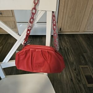 Red Shoulder Bag;   New